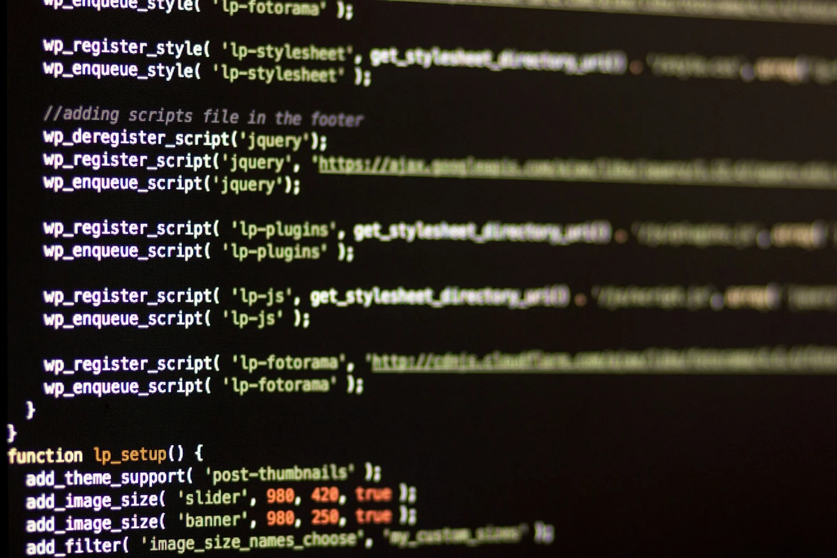 Kod wewnętrzny platformy wordpress